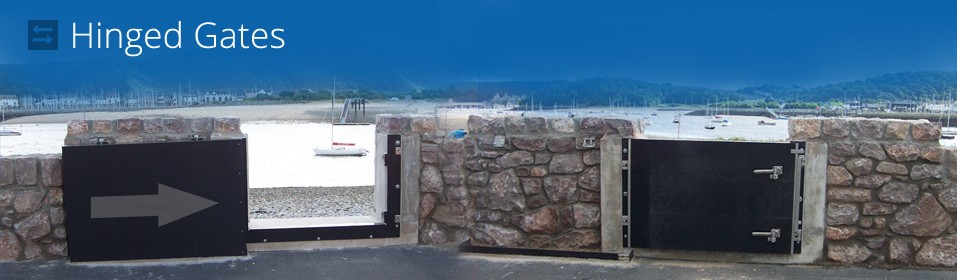 Flood Hinged gates